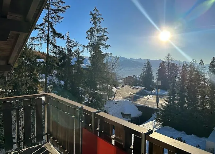 De Charme En Attique Dans Un Petit Daire Crans-Montana